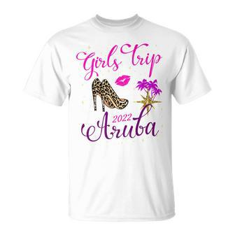 Girls Trip Aruba 2022 Sunglasses Summer Matching Group V3 Unisex T-Shirt - Seseable