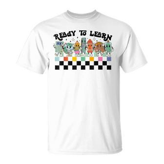 Groovy Retro Teacher Life Daisy Hippy Be Kind Back To School T-shirt - Thegiftio UK