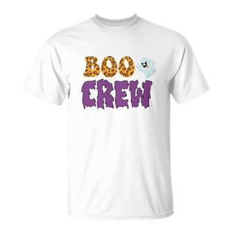 Halloween Gift Boo Crew Cute Boo Unisex T-Shirt - Seseable