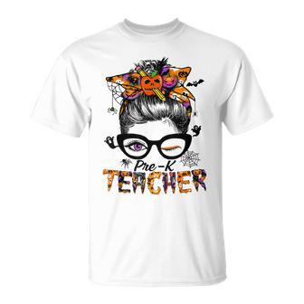 Halloween Pre-K Teacher Life -Cool Witch Unisex T-Shirt - Seseable
