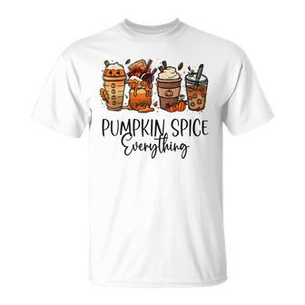 Halloween Pumpkin Spice Everything Thanksgiving T-shirt - Thegiftio UK