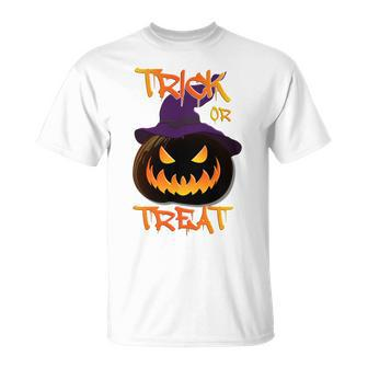 Halloween Pumpkin Trick Or Treat Costume Fancy Dress Men Women T-shirt Graphic Print Casual Unisex Tee - Thegiftio UK