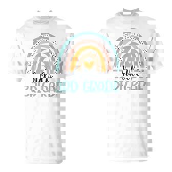 Hello Third Grade Back To School 3Rd Grade Rainbow Teacher T-shirt - Thegiftio