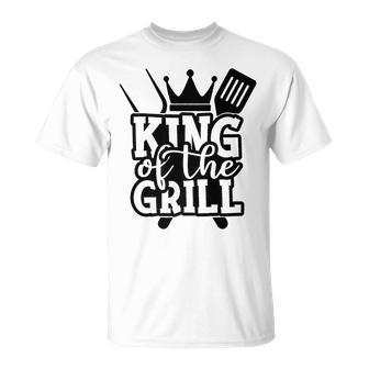 King Grill Grilling Gift Barbecue Fathers Day Dad Bbq V2 Unisex T-Shirt - Seseable
