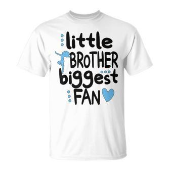 Little Brother Biggest Fan Dance Brother Of A Dancer T-shirt - Thegiftio UK