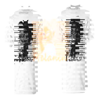 Melanin Queen Black Afro Melanin Pride Black Afro Dope T-shirt - Thegiftio