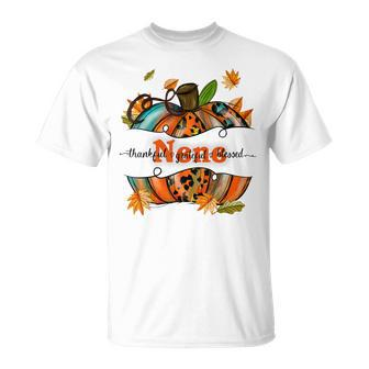 Nene Pumpkin Leopard Nene Thankful Grateful Blessed T-shirt - Thegiftio UK