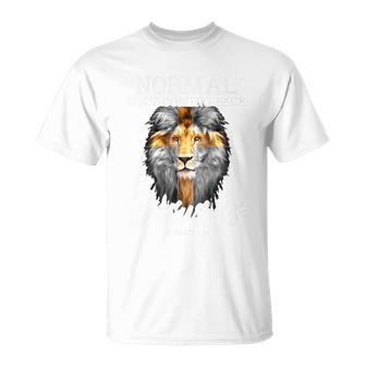 Normal Isnt Coming Back But Jesus Is Cross Christian Unisex T-Shirt - Monsterry UK