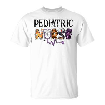 Pediatric Nurse Halloween Party Costume Nurse Squad Gifts V2 Men Women T-shirt Graphic Print Casual Unisex Tee - Thegiftio UK