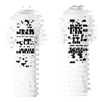 Pretend Im A Dalmatian Costume Halloween Diy Costume Gifts Men Women T-shirt Graphic Print Casual Unisex Tee - Thegiftio