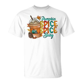 Pumpkin Spice Spice Baby Drinking Autumn Halloween T-shirt - Thegiftio UK