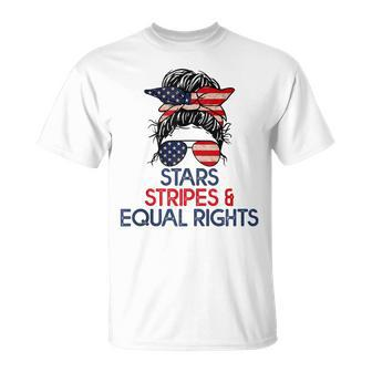 Retro Pro Choice Stars Stripes And Equal Rights Patriotic Unisex T-Shirt - Seseable