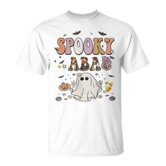 Spooky Aba Therapy Behavior Analyst Future Bcba Halloween T-shirt - Thegiftio UK