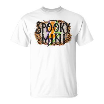 Spooky Mini Halloween Mama Mini Family Matching Costume V2 Unisex T-Shirt - Seseable