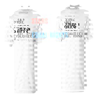 Stars Stripes And Equal Rights 4Th Of July Womens Rights V2 Unisex T-Shirt - Seseable