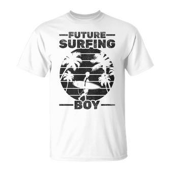 Surfer Boys Wave Surfer Newborn Baby Future Surfing Boy T-shirt - Thegiftio UK