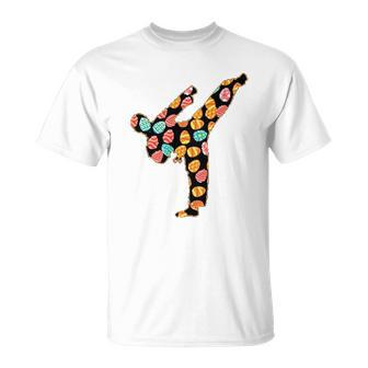 Taekwondo Colorful Easter Eggs T-shirt - Thegiftio UK
