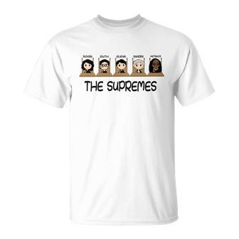 The Supremes Ketanji Brown Jackson Rbg Sotomayor Cute Tshirt Unisex T-Shirt - Monsterry