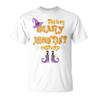 This Is My Scary Accountant Costume Halloween Men Women T-shirt Graphic Print Casual Unisex Tee - Thegiftio UK
