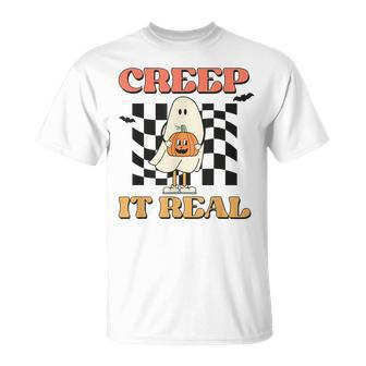 Vintage Retro Cute Creep It Real Halloween T-shirt - Thegiftio UK