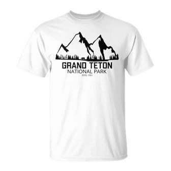 Wyoming National Park Grand Teton National Park T-shirt - Thegiftio UK