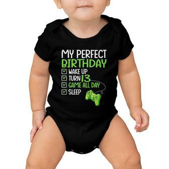 13Th Perfect Birthday Boys Gaming 13 Years Old Gifts Gamer Tshirt Baby Onesie - Monsterry