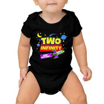 2 Year Old Two Infinity And Beyond 2Nd Birthday Boys Girls Baby Onesie - Monsterry DE