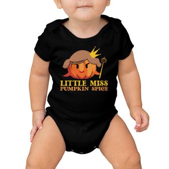 Little Miss Pumpkin Spice Fall Baby Baby Onesie