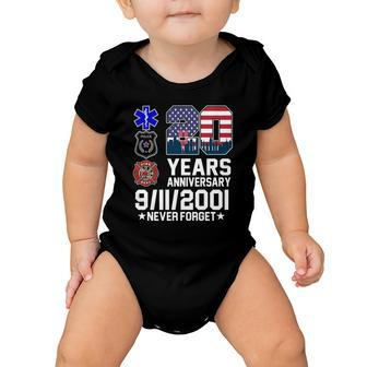 20Th Anniversary 9112001 Never Forget 911 Tshirt Baby Onesie - Monsterry CA