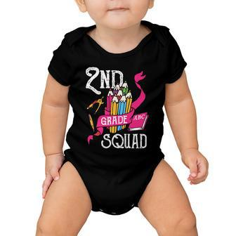 2Nd Grade Squad Back To School First Day Of School Baby Onesie - Monsterry