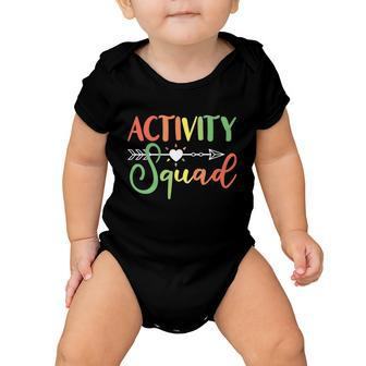 Activity Squad Activity Director Activity Assistant Great Gift Baby Onesie - Monsterry