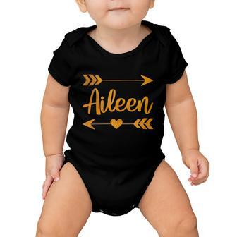 Aileen Personalized Name Funny Birthday Custom Mom Graphic Design Printed Casual Daily Basic Baby Onesie