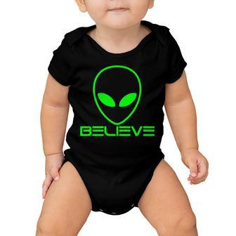 Alien Believe Funny Science V2 Baby Onesie - Monsterry AU
