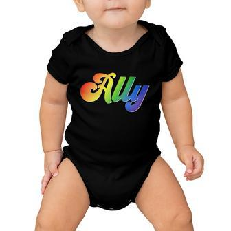 Ally Lgbt Support Tshirt Baby Onesie - Monsterry