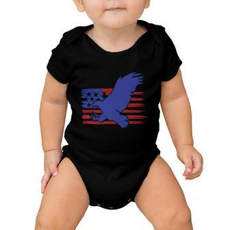 America Flag Eagle 4Th Of July Independence Day Patriotic Baby Onesie - Monsterry