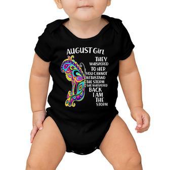 August Girl Paisley Butterfly Baby Onesie - Monsterry