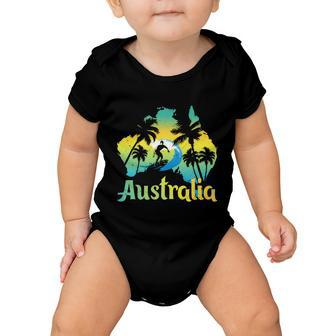 Australia Surfing Summer Vacation Surf Baby Onesie - Monsterry UK