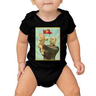 Baby Trump Putin Tshirt Baby Onesie - Monsterry UK