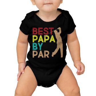 Best Papa By Par V2 Baby Onesie - Monsterry