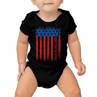 Best Uncle In America Flag Tshirt Baby Onesie - Monsterry AU