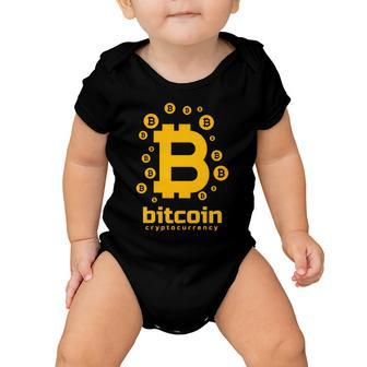 Bitcoin Cryptocurrency Logo Baby Onesie - Monsterry