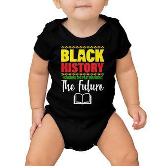 Black History Month Inspiring The Future V2 Baby Onesie - Monsterry