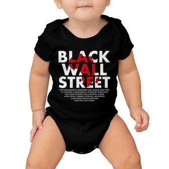 Black Wall Street Black History Month V2 Baby Onesie - Monsterry CA