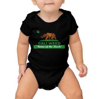 Cali Weed California Republic Flag Baby Onesie - Monsterry