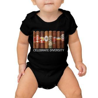 Celebrate Diversity Cigars Baby Onesie - Monsterry CA