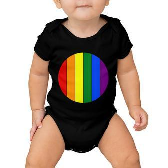 Circle Lgbt Gay Pride Lesbian Bisexual Ally Quote Baby Onesie - Monsterry DE