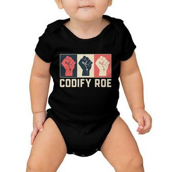 Codify Roe V Wade Feminist Pro Choice Baby Onesie - Monsterry