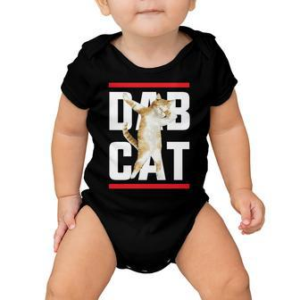 Dab Cat Dabbing Tshirt Baby Onesie - Monsterry