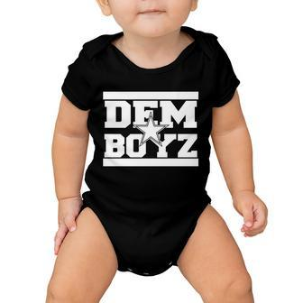 Dem Boyz Boys Dallas Texas Star Fan Pride Baby Onesie - Monsterry UK