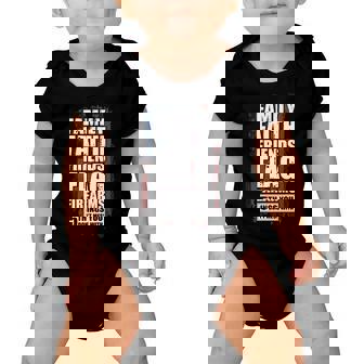 Dont Mess With Family Faith Friends Flag Firearms Tshirt Baby Onesie - Monsterry